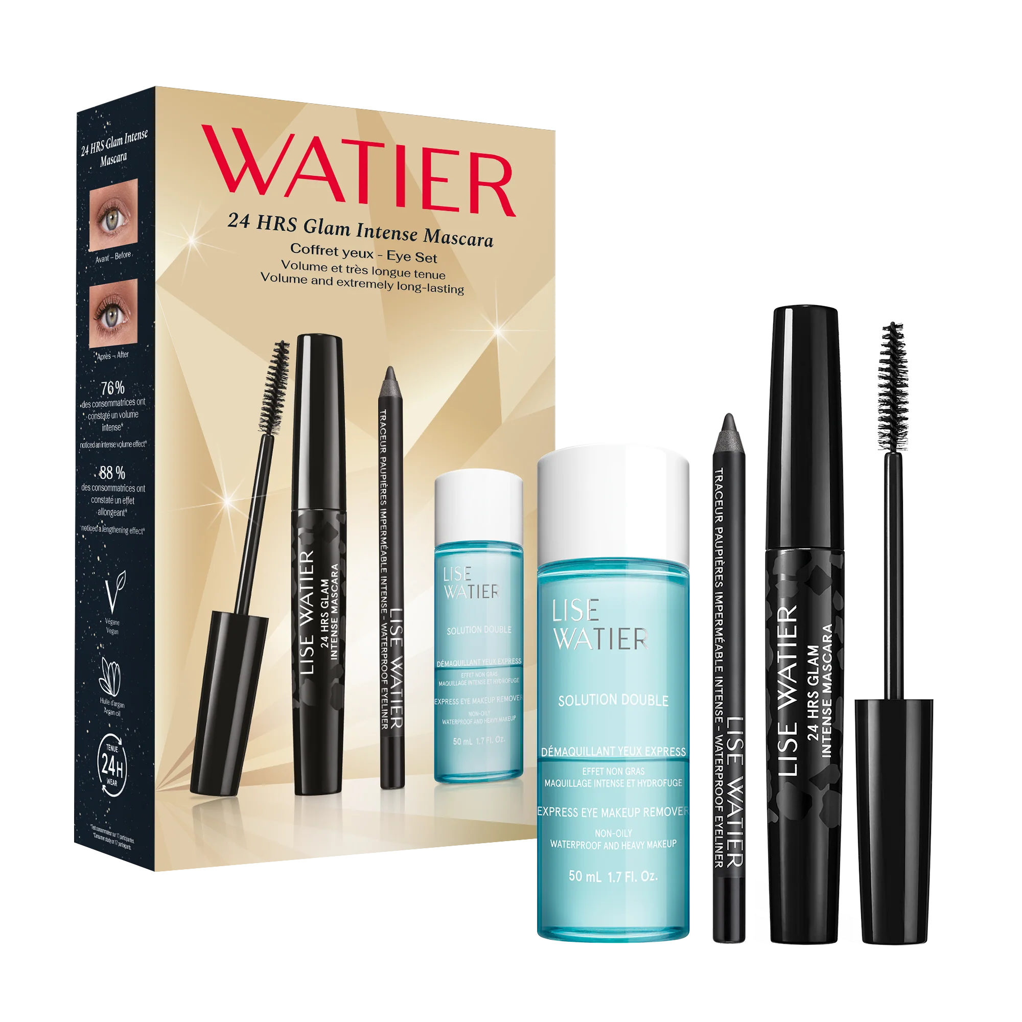 24 HRS Glam Intense Mascara Eye Set