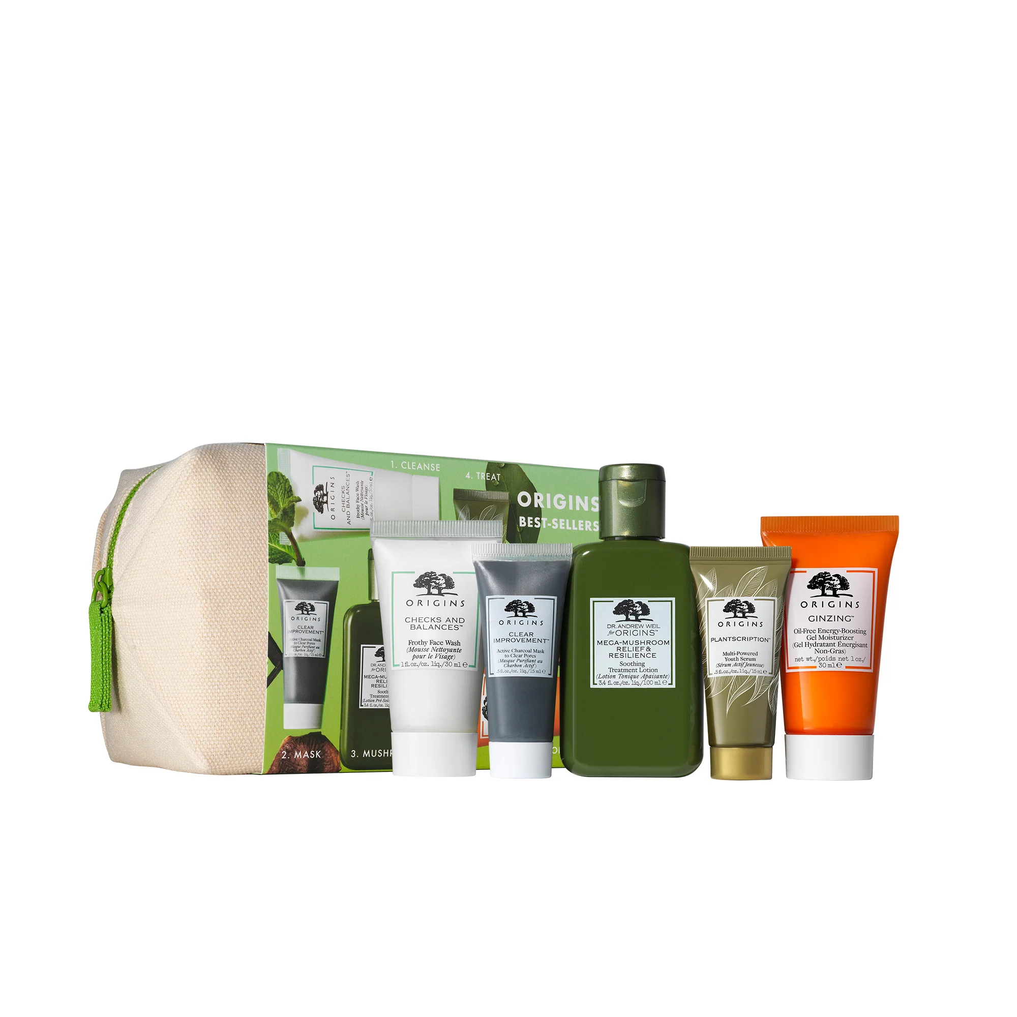 6 Piece Travel Size Cleansing & Moisturizing Best-Sellers Set