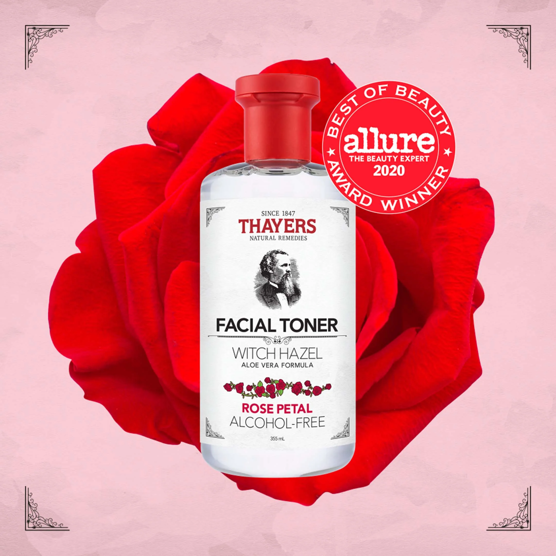 Alcohol Free Witch Hazel Toner Rose - Image 23