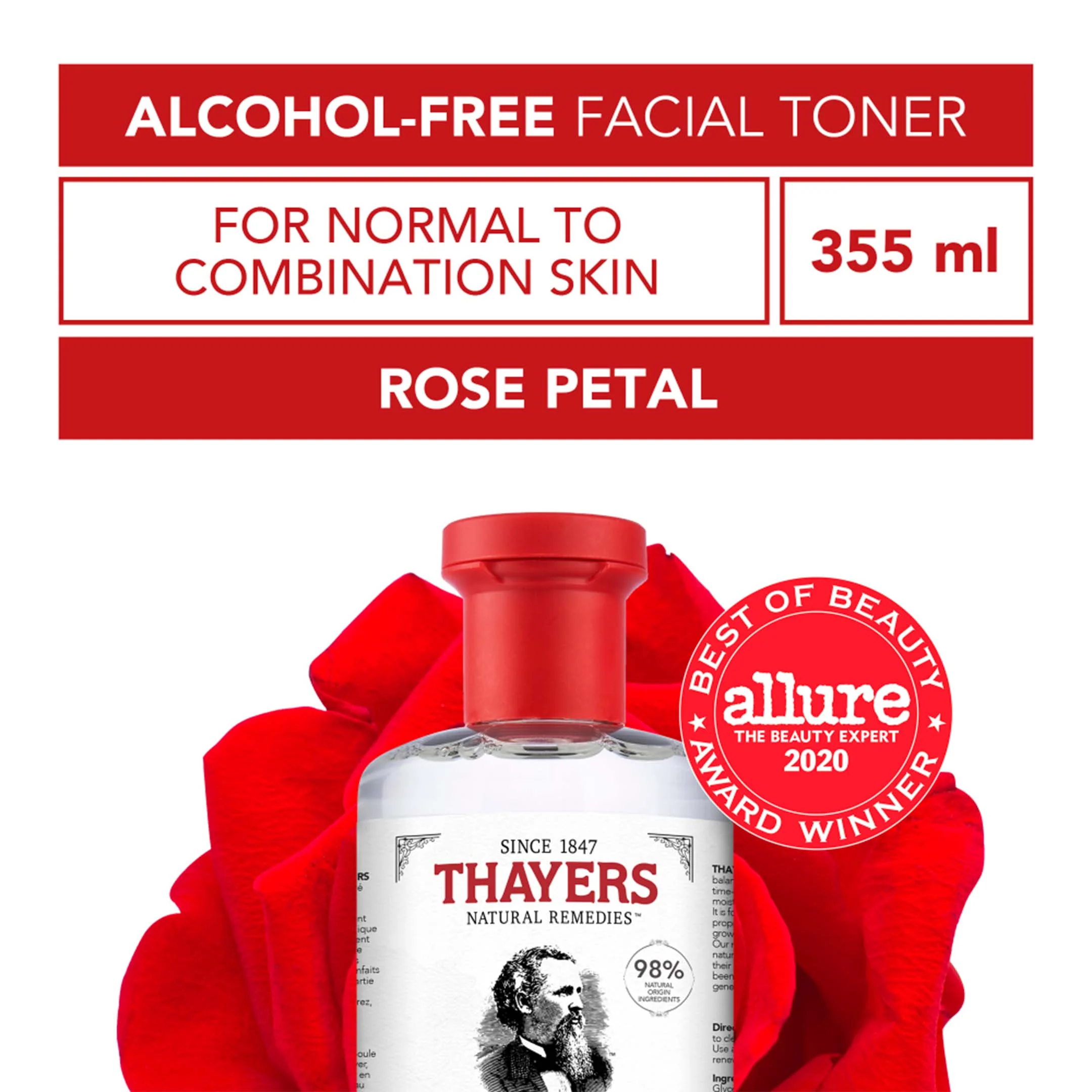 Alcohol Free Witch Hazel Toner Rose - Image 35