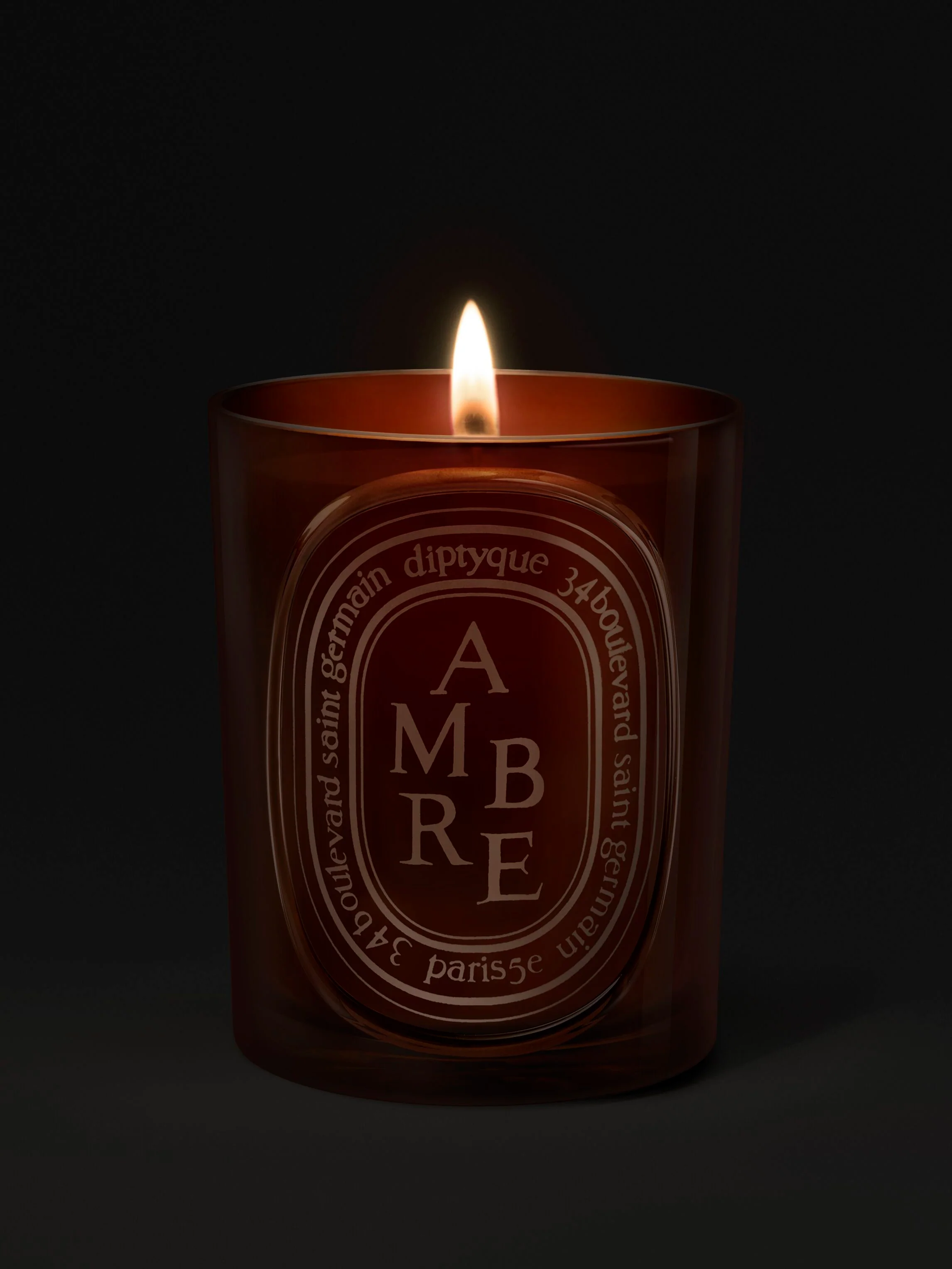 Ambre (Amber) Scented Medium Candle - Image 2