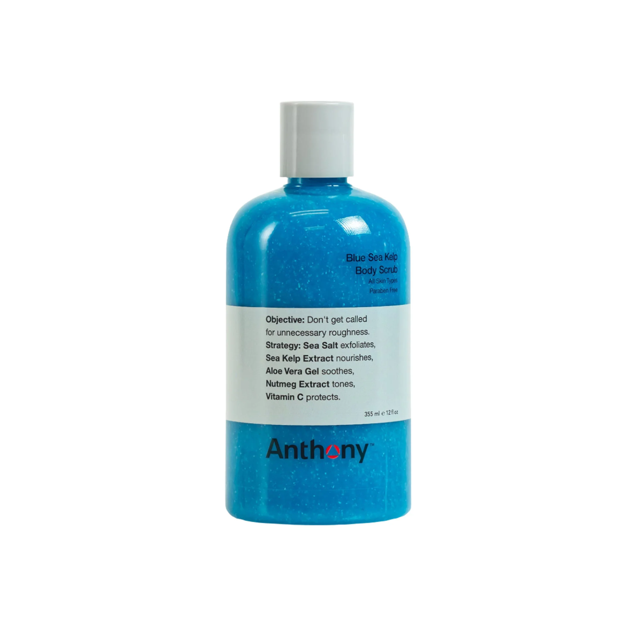 Anthony Blue Sea Kelp Body Scrub 12 Oz / 355 Ml