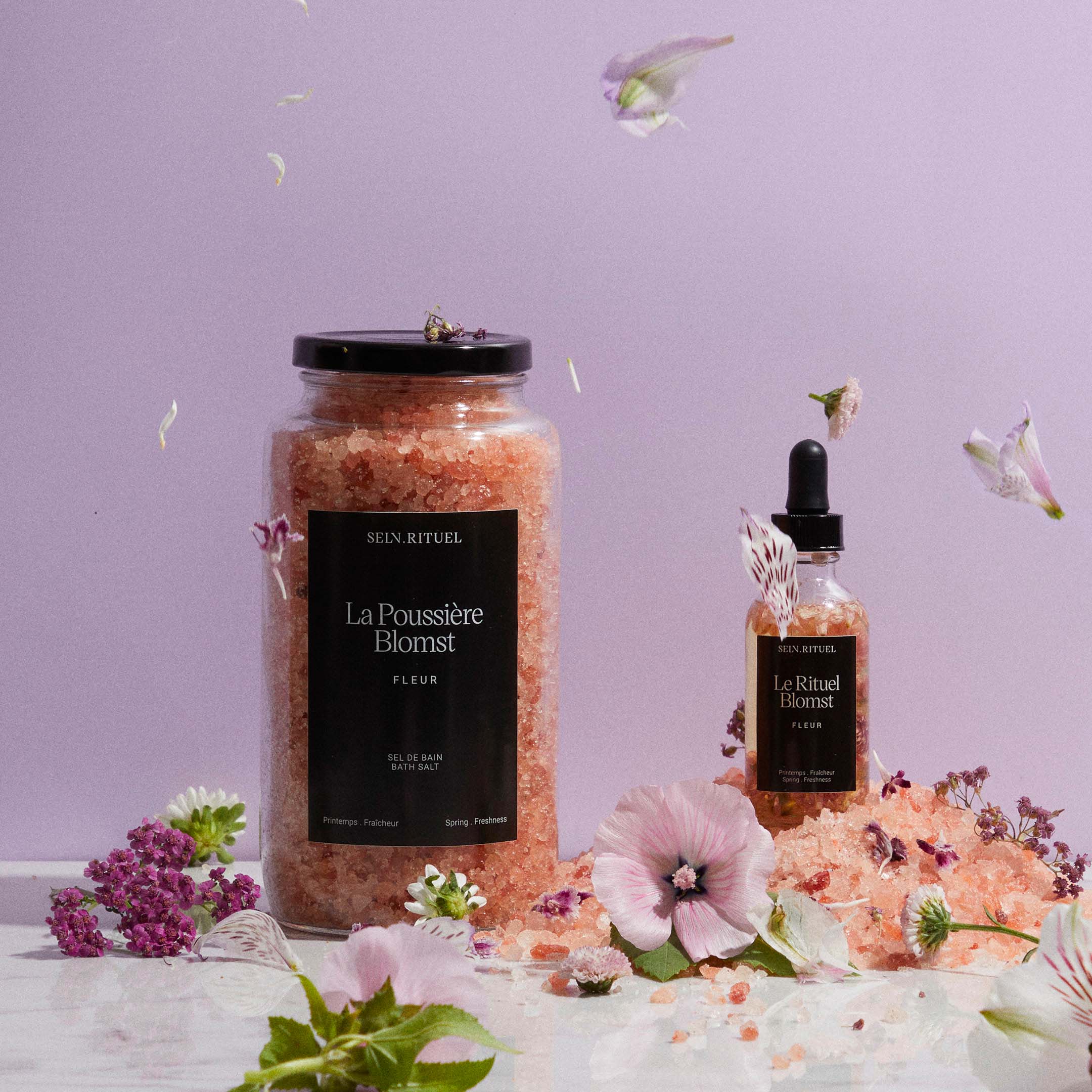Blomst Bath Salt - Lilac & Lily Of The Valley - Pink Shade - Image 2