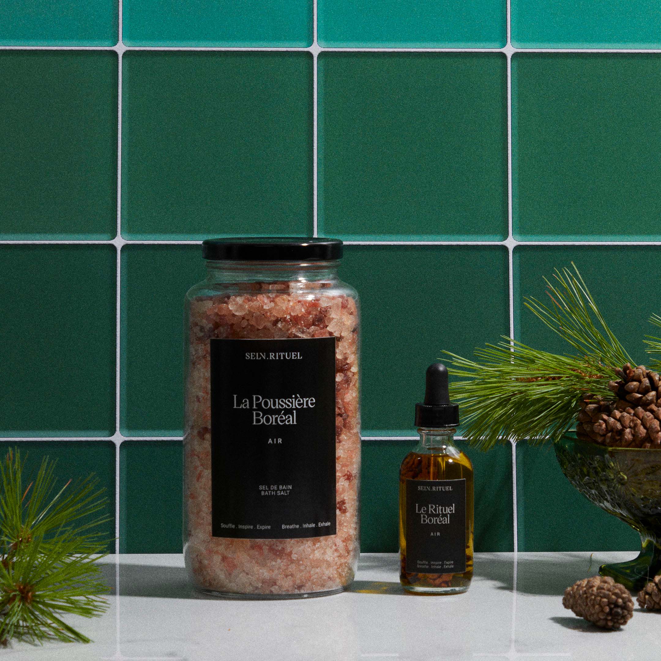 Boreal Bath Salt - Conifers - Pink Shade - Image 2
