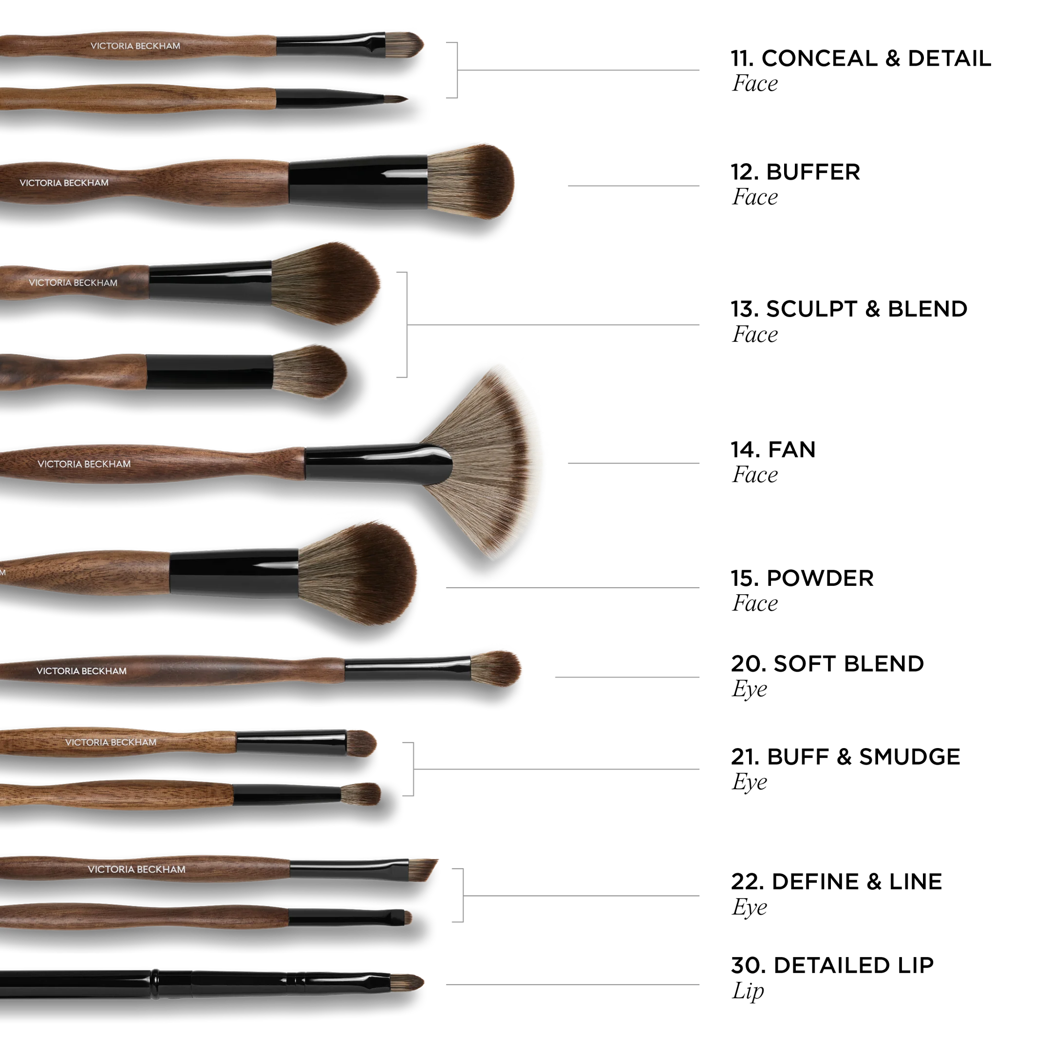 Brush Collection 11 Conceal & Detail - Image 3