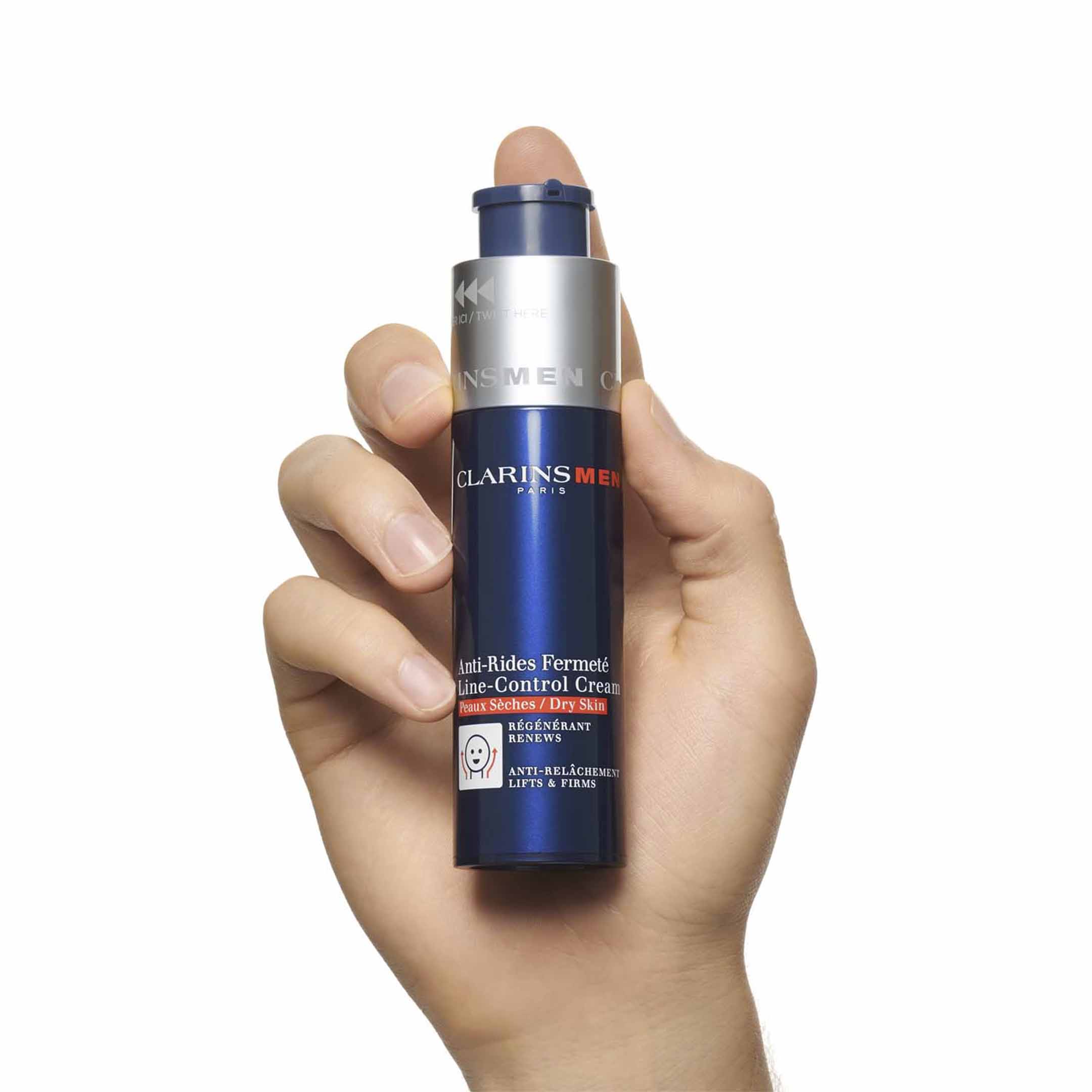 ClarinsMen Line-Control Cream - Dry Skin - Image 2