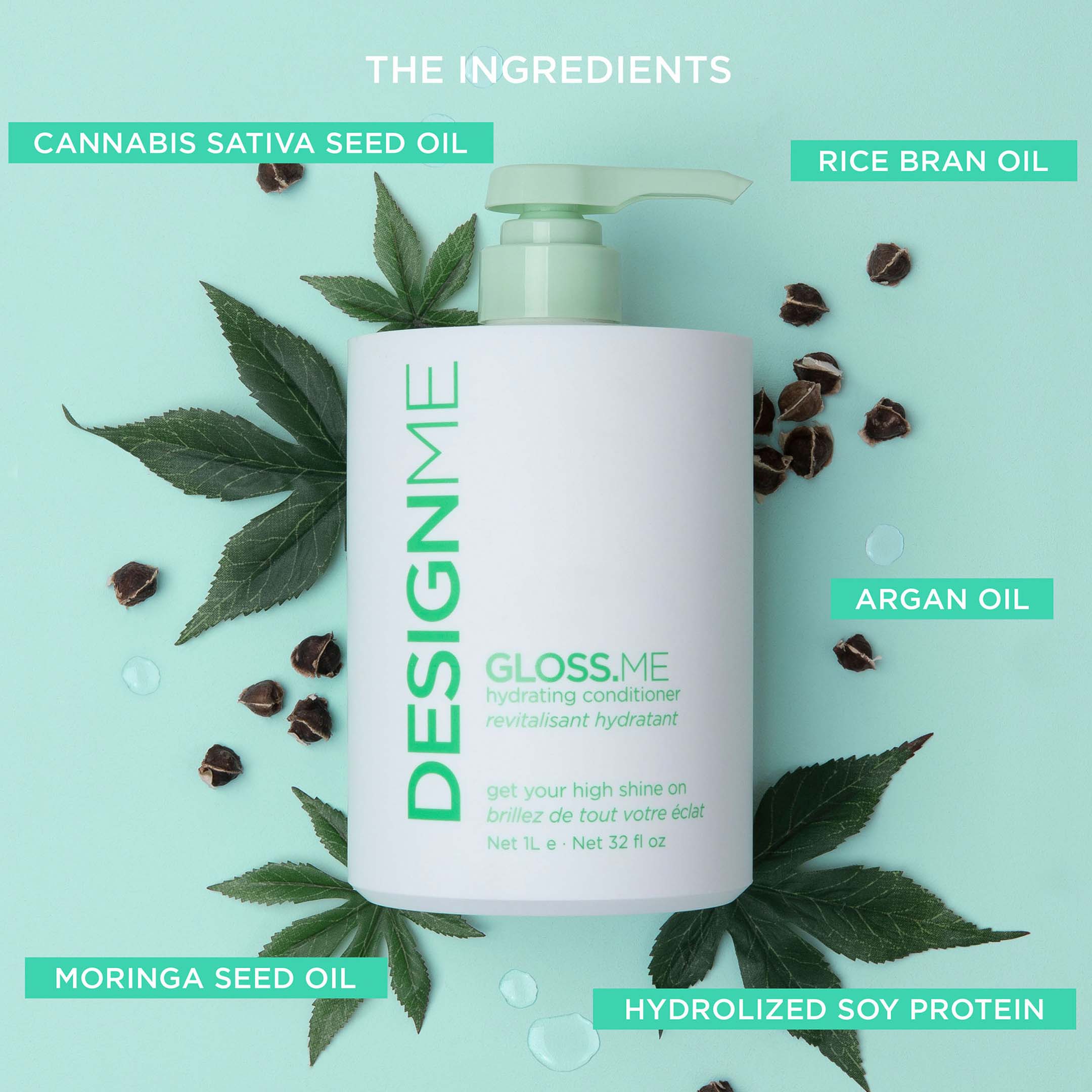 Gloss.Me Hydrating Conditioner 1L / 32Oz - Image 4