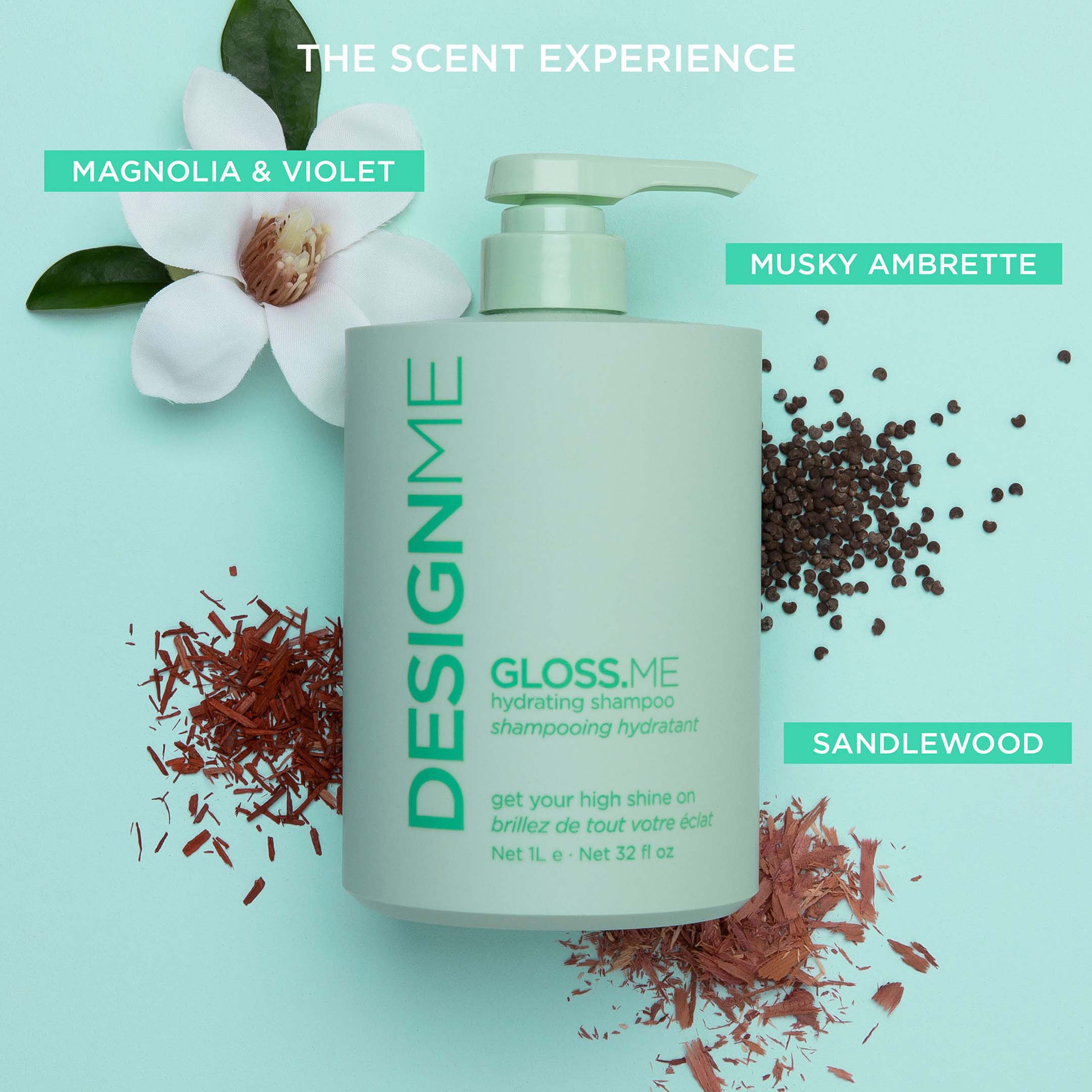 Gloss.Me Hydrating Shampoo 1L / 32Oz - Image 6