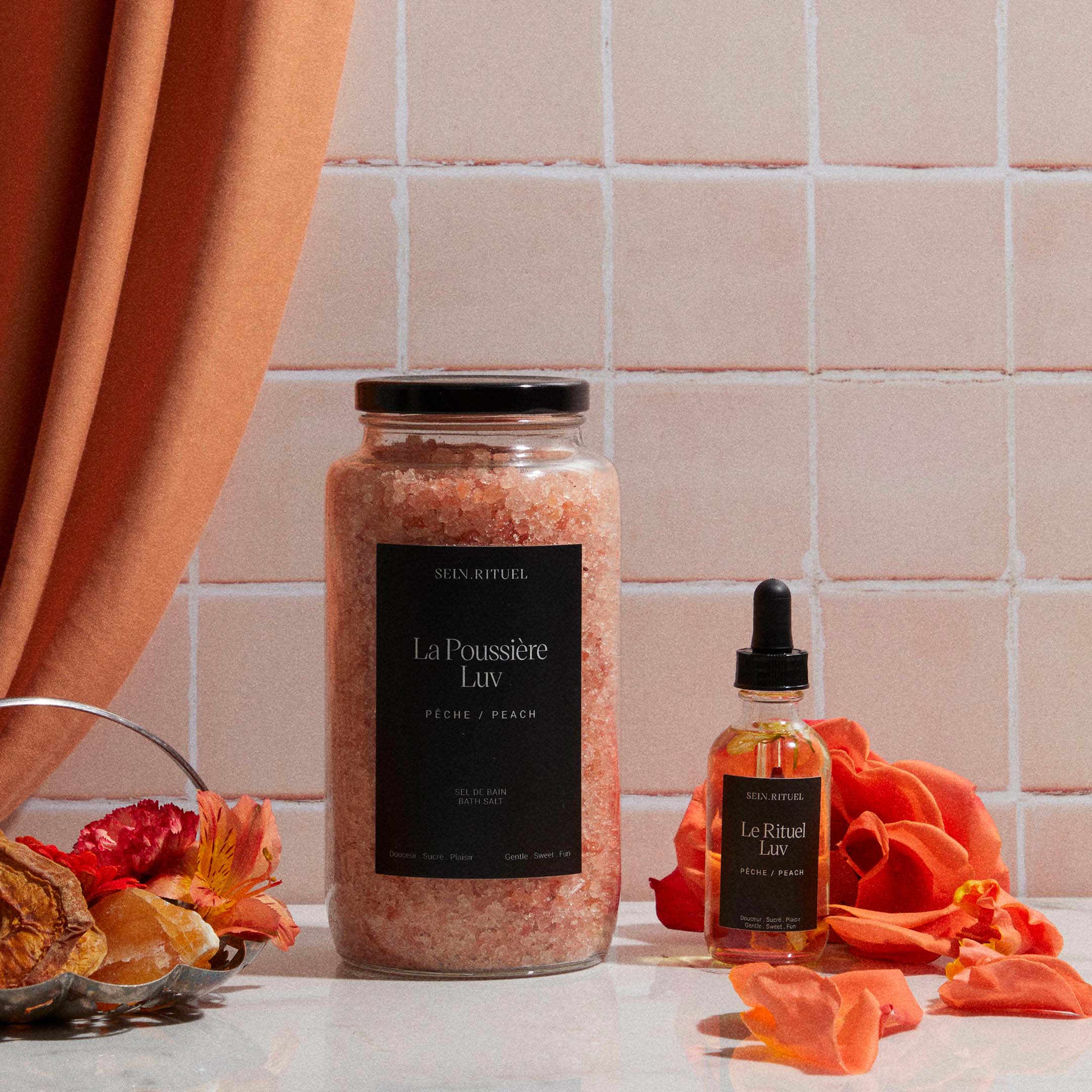 Luv Bath Salt - Peach - Pink Shade - Image 2