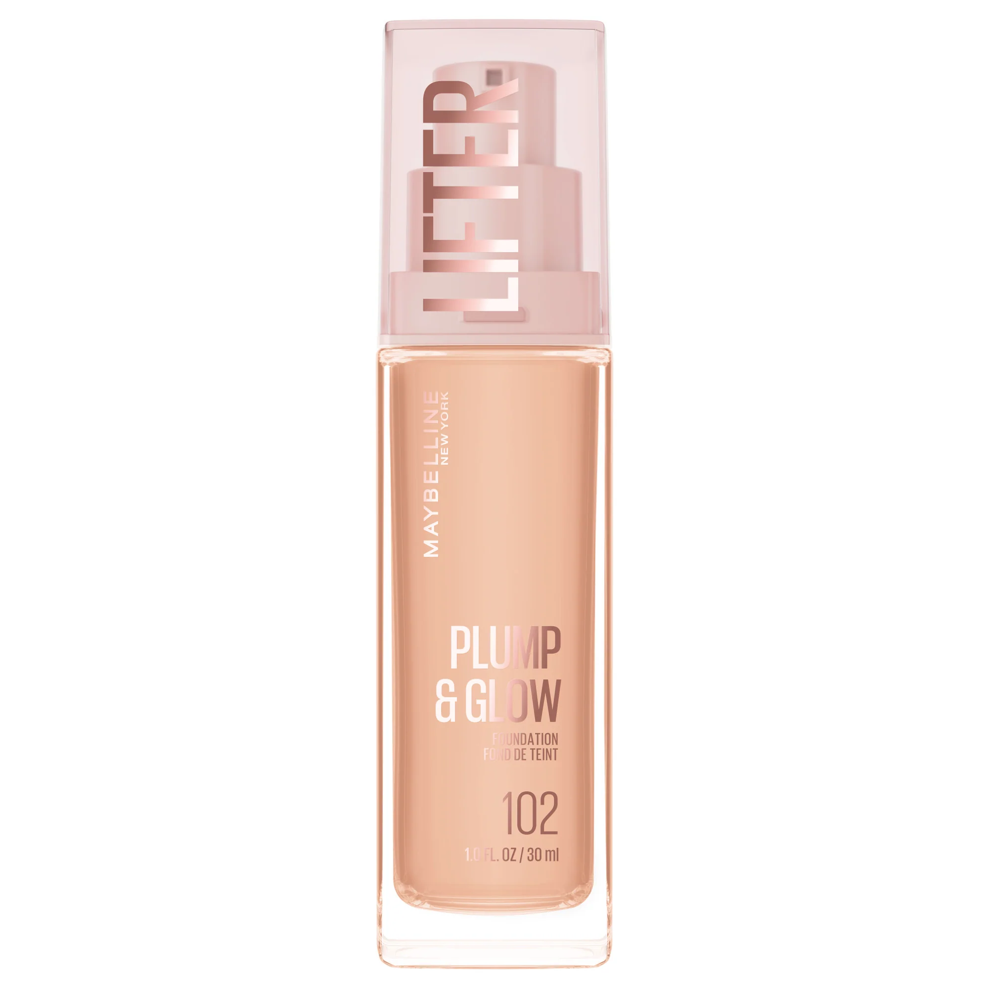MAYBELLINE LIFTER GLOW FOUNDATION 102