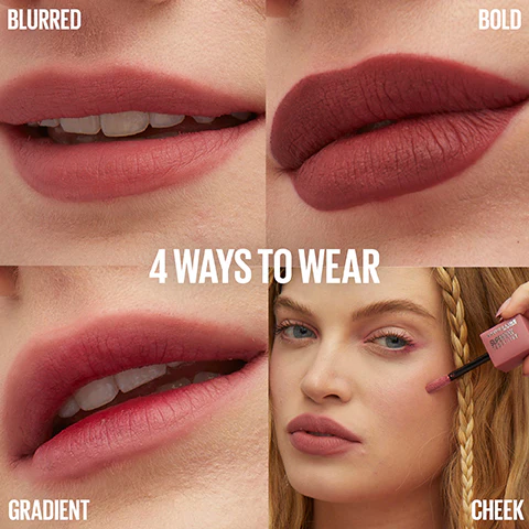 Maybelline Teddy Tint, Soft Lip Tint, Light Feel, 12Hr Wear, Sheer or Blurred Finish, 5.4 ml - Image 4