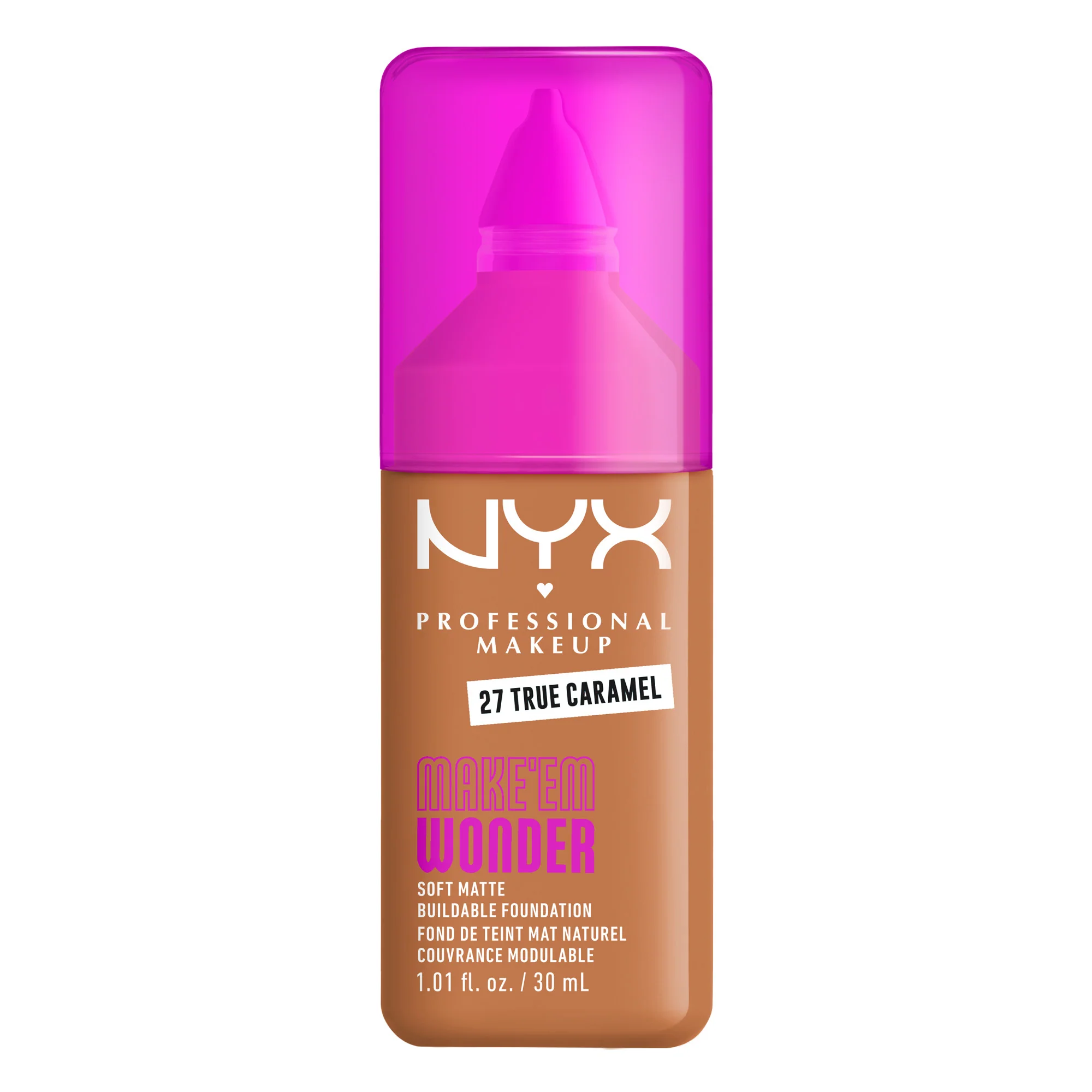 NYX MAKE'EM WONDER FOUNDATION TRUE CARAMEL