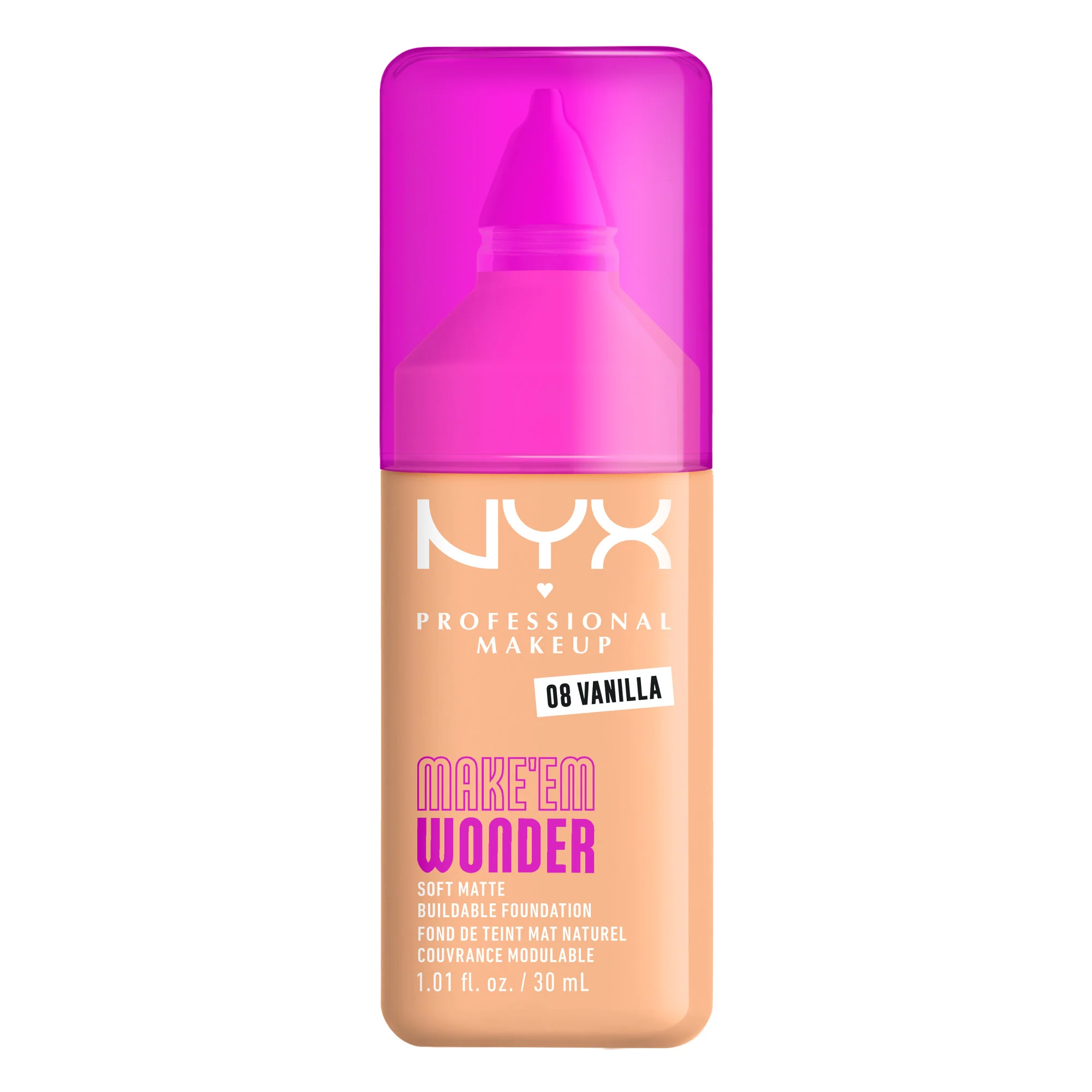 NYX MAKE'EM WONDER FOUNDATION VANILLA