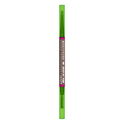 NYX Professional Makeup Blade & Shade, Dual Edged Brow Pencil, Up to 16HR wear, Smooth-glide pigment, Smudge & Transfer Resistant - Image 6