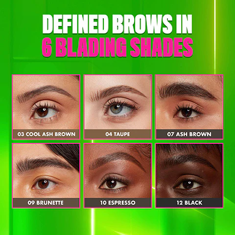 NYX Professional Makeup Blade & Shade, Dual Edged Brow Pencil, Up to 16HR wear, Smooth-glide pigment, Smudge & Transfer Resistant - Image 8