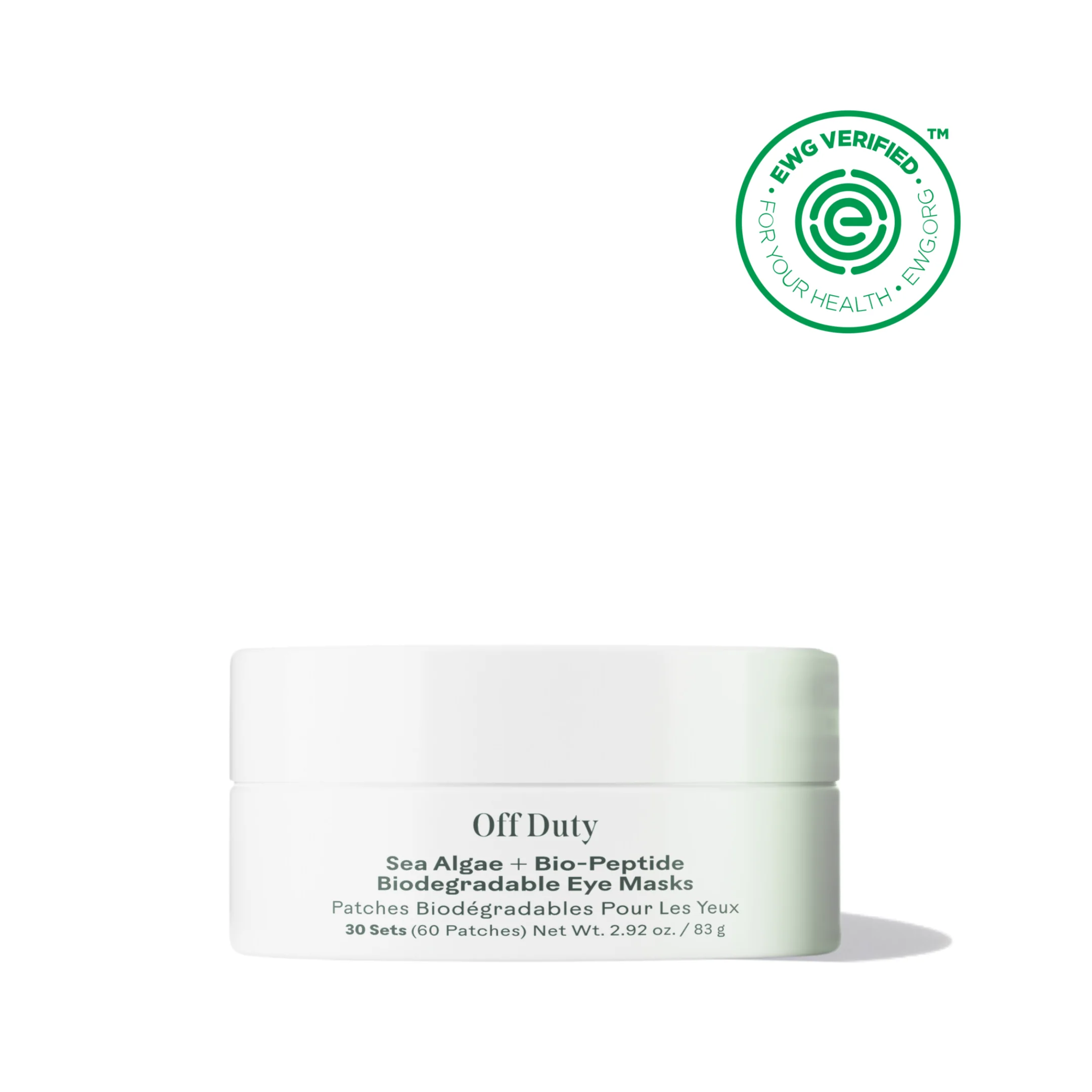 Off Duty Sea Algae + Bio-Peptide Smoothing Biodegradable Eye Masks