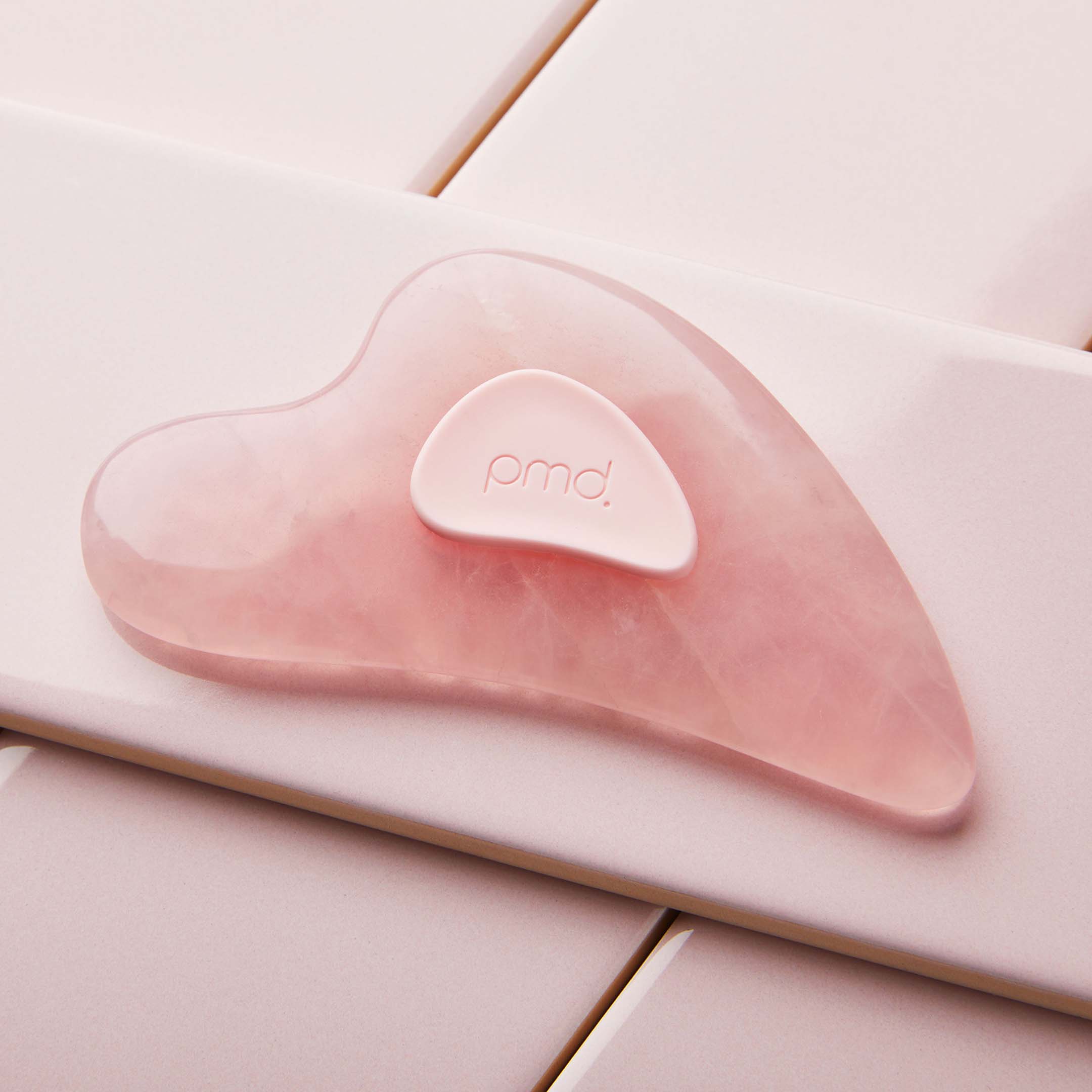 PMD Gua Sha RQ - Rose Quartz Stone Massager - Image 4
