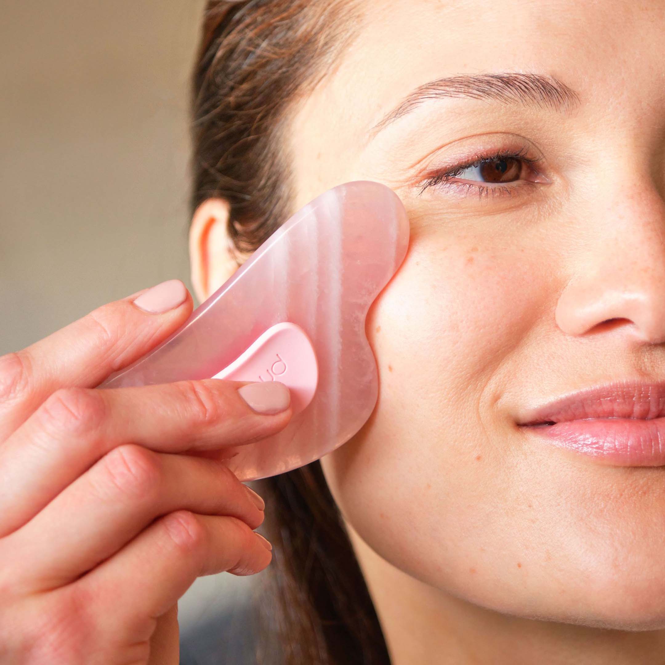PMD Gua Sha RQ - Rose Quartz Stone Massager - Image 7
