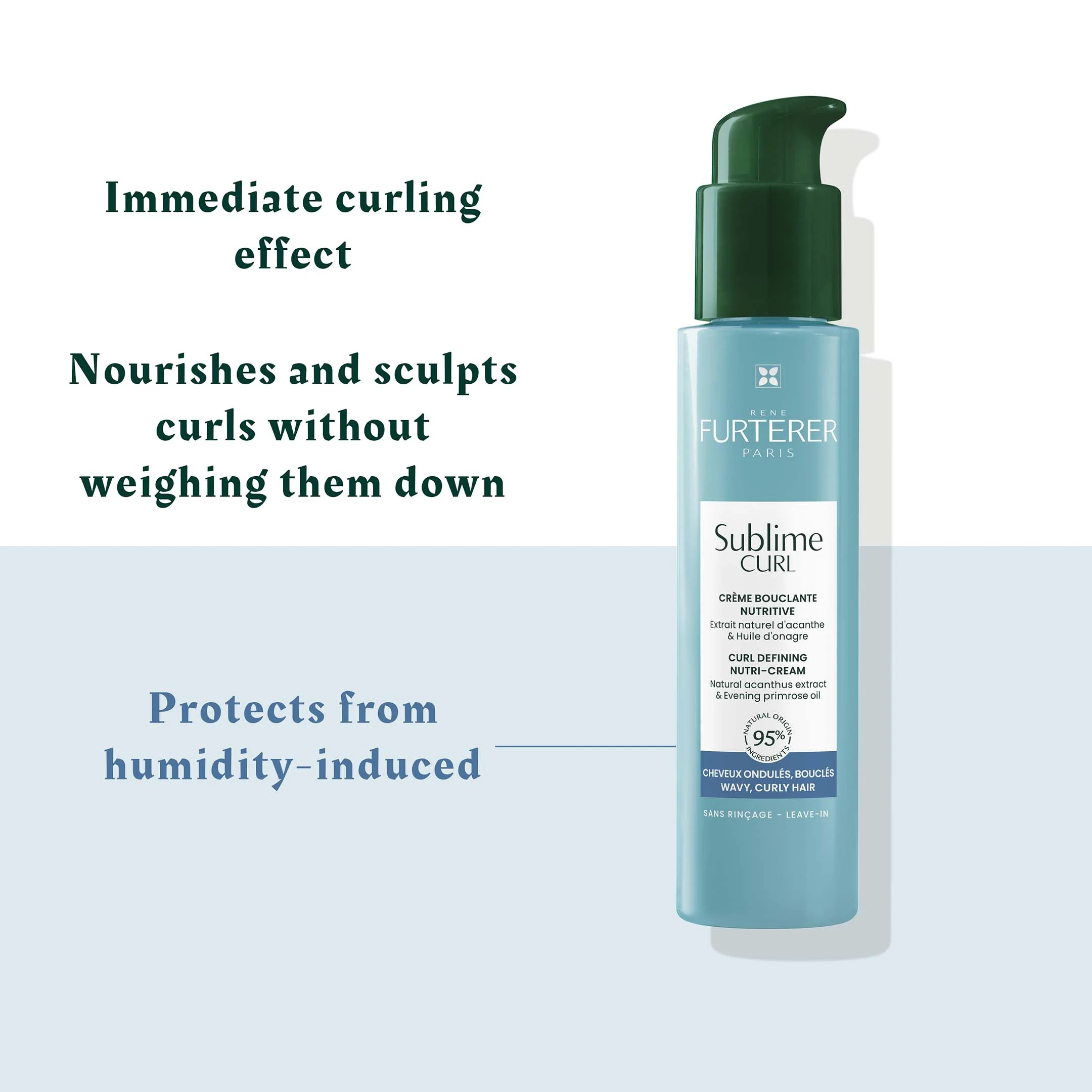 René Furterer Cream For Curly Hair - Curl Defining Nutri-Cream -  Sublime Curl 100Ml - Image 6