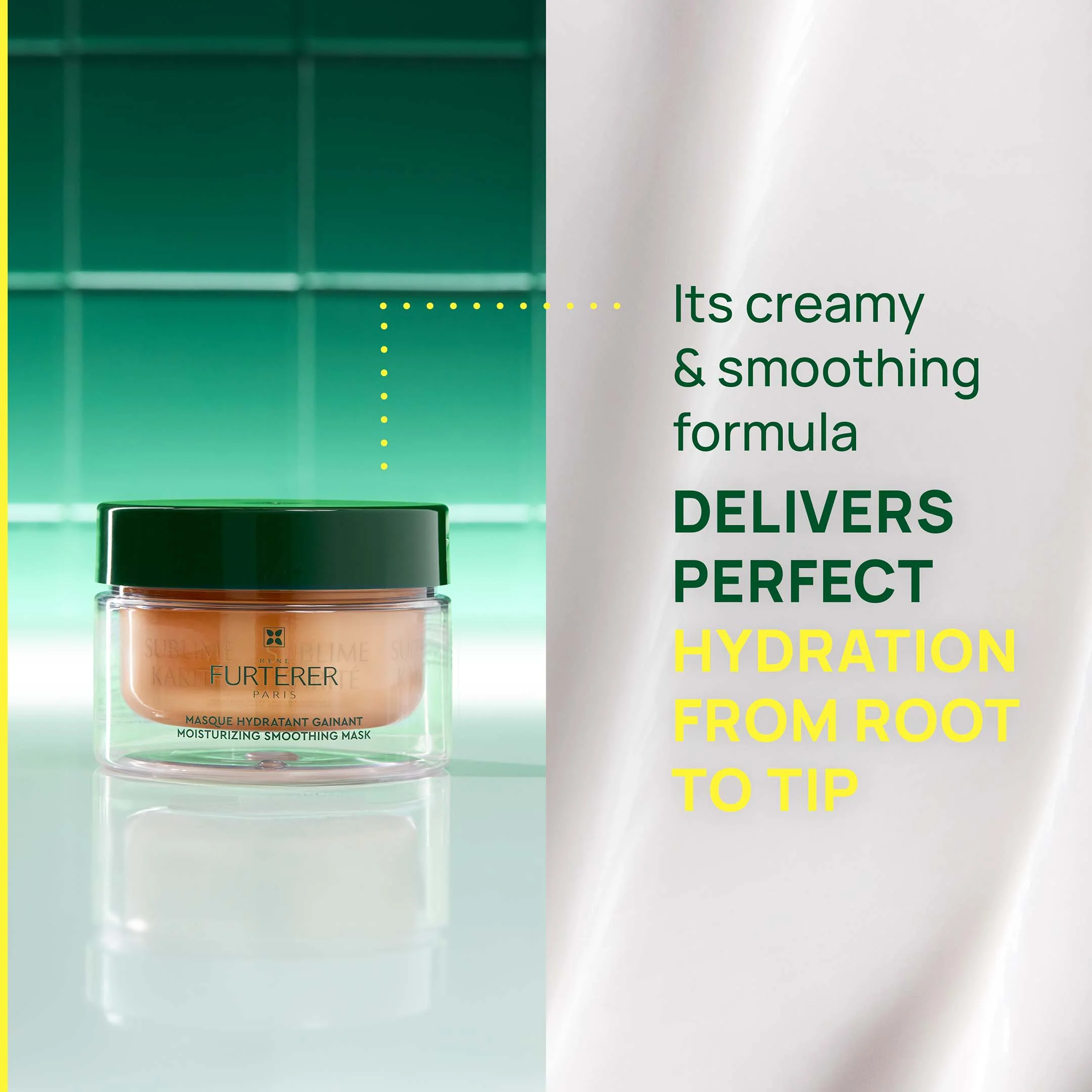 René Furterer Moisturizing Smoothing Mask With Shea - Sublime Karité 100Ml - Image 14