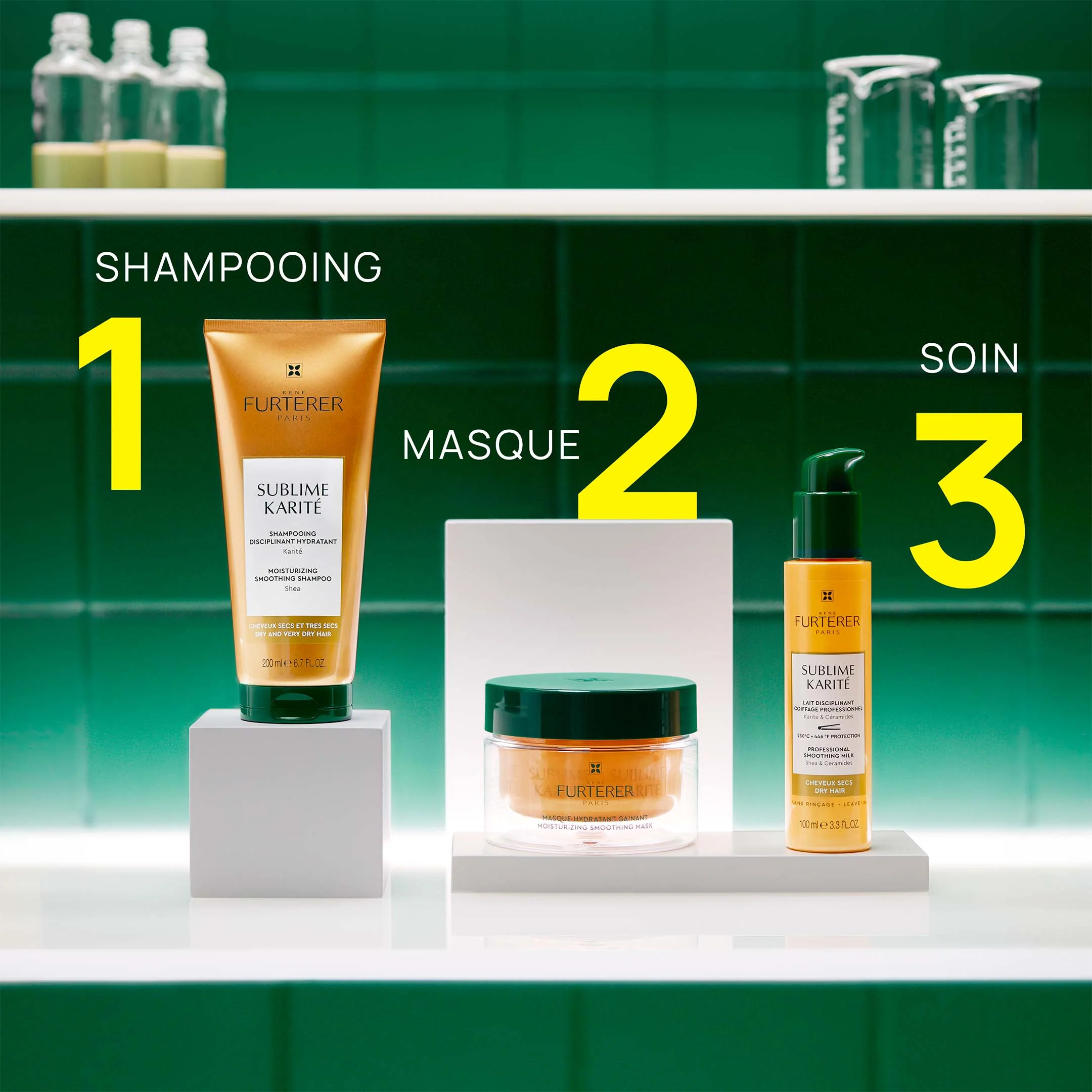 René Furterer Moisturizing Smoothing Mask With Shea - Sublime Karité 100Ml - Image 20
