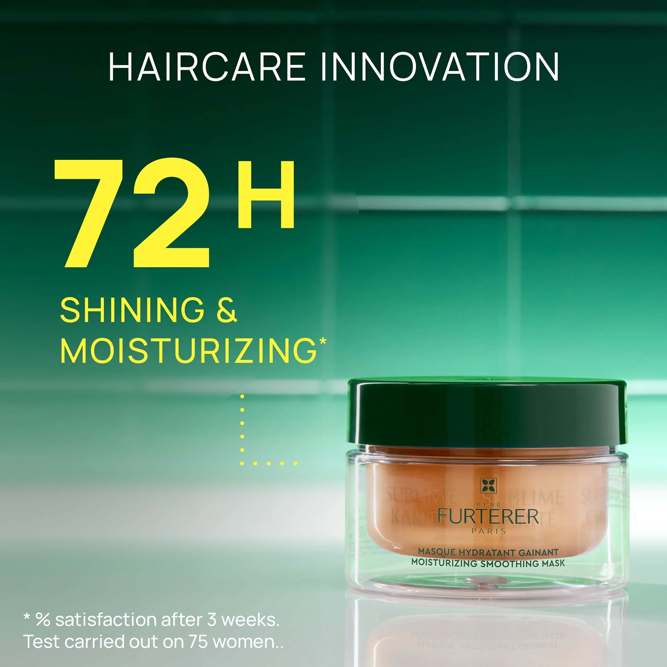 René Furterer Moisturizing Smoothing Mask With Shea - Sublime Karité 100Ml - Image 5