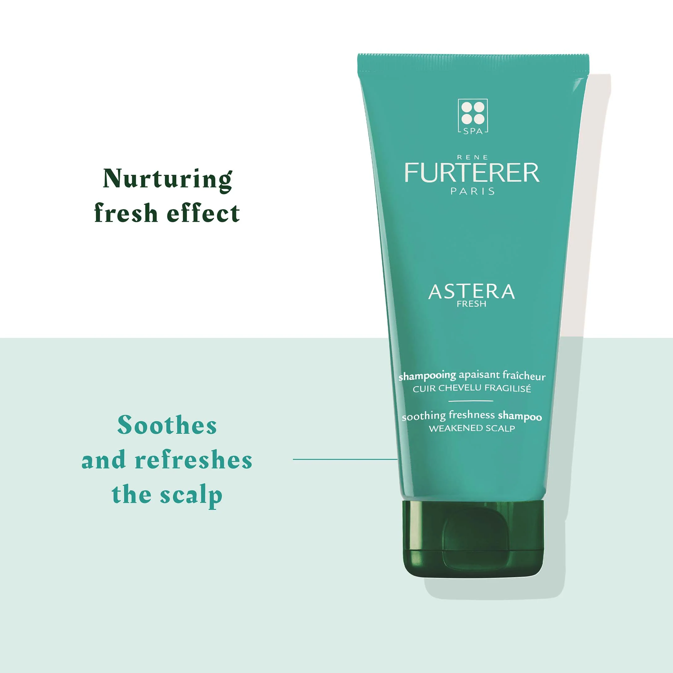 René Furterer Soothing Freshness Shampoo - Shampoo For Weakened Scalps - Astera Fresh - 200Ml - Image 10