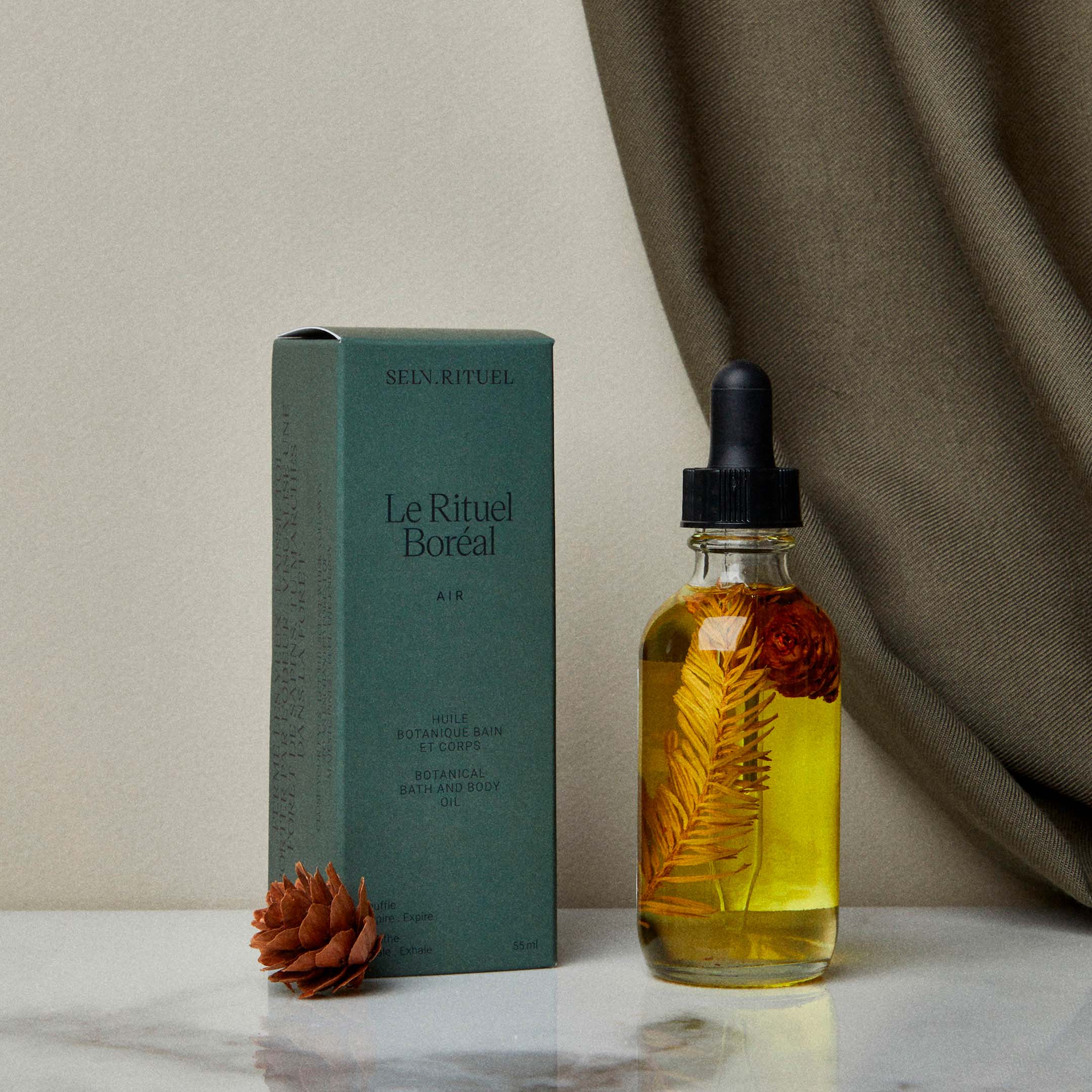 Rituel Boreal Botanical Bath And Body Oil - Conifers - Transparent Yellow - Image 2