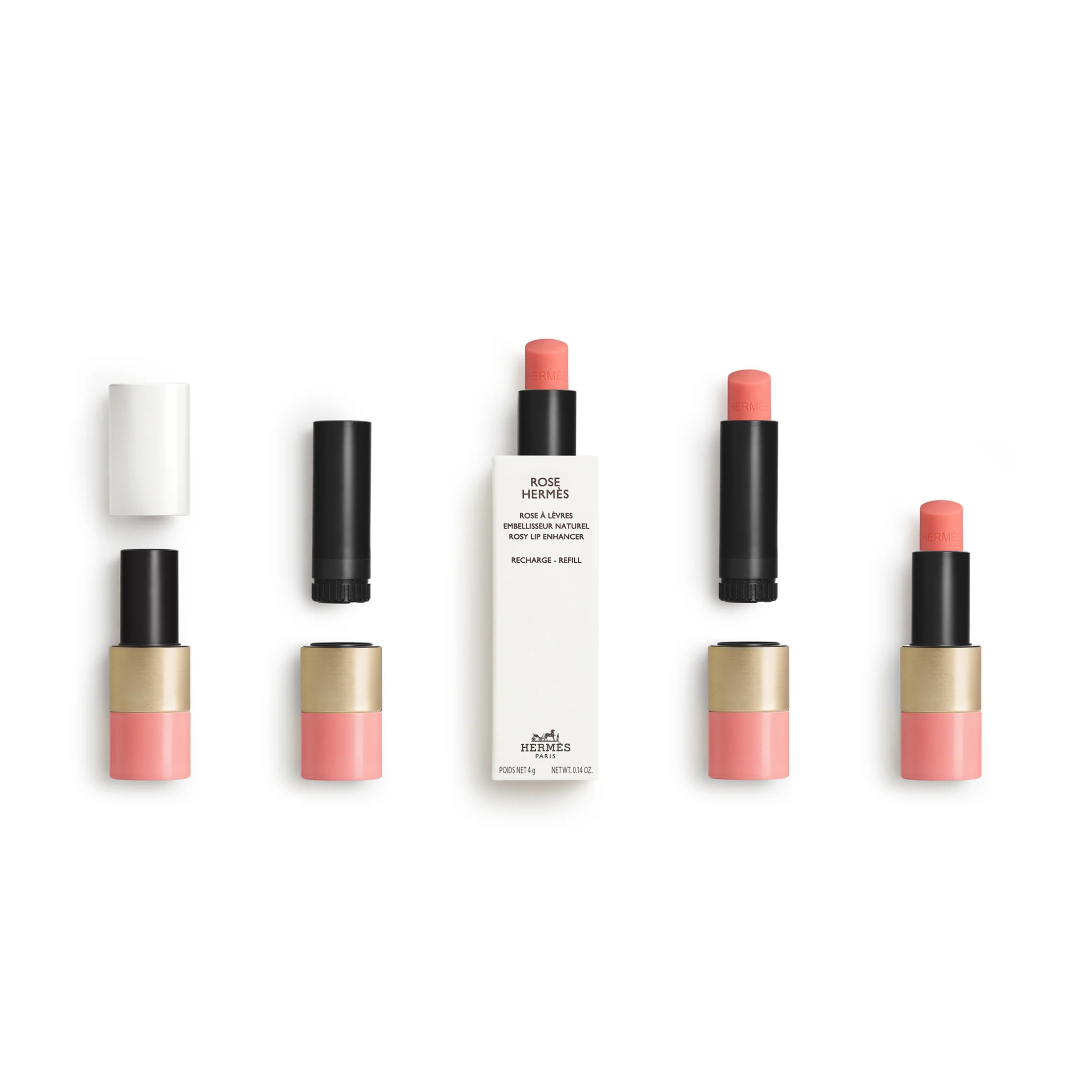 Rose Hermes Rosy Lip Shine Enhancer 27 Rose Confetti Refill - Image 6