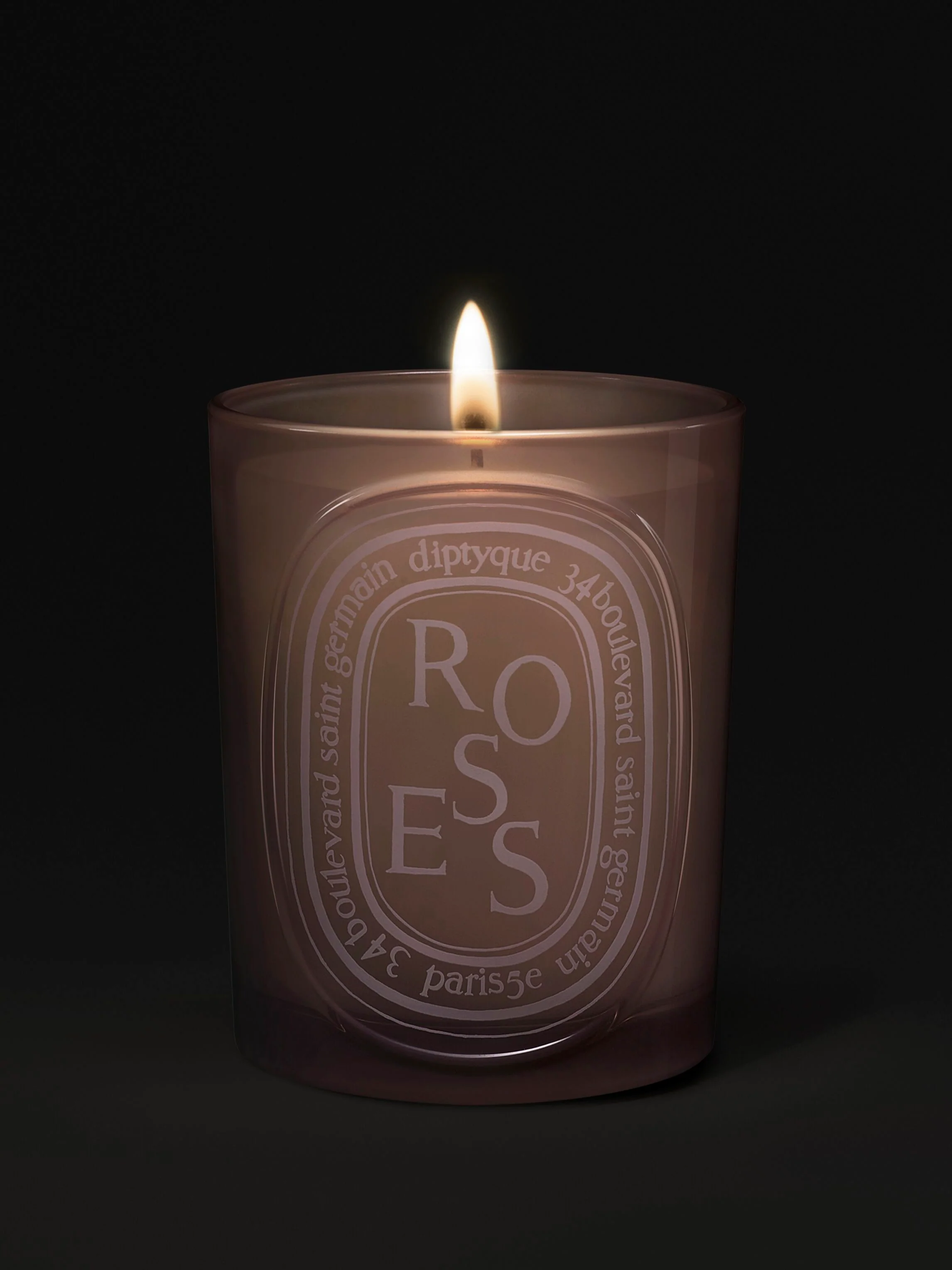 Roses Scented Medium Medium Candle - Image 3