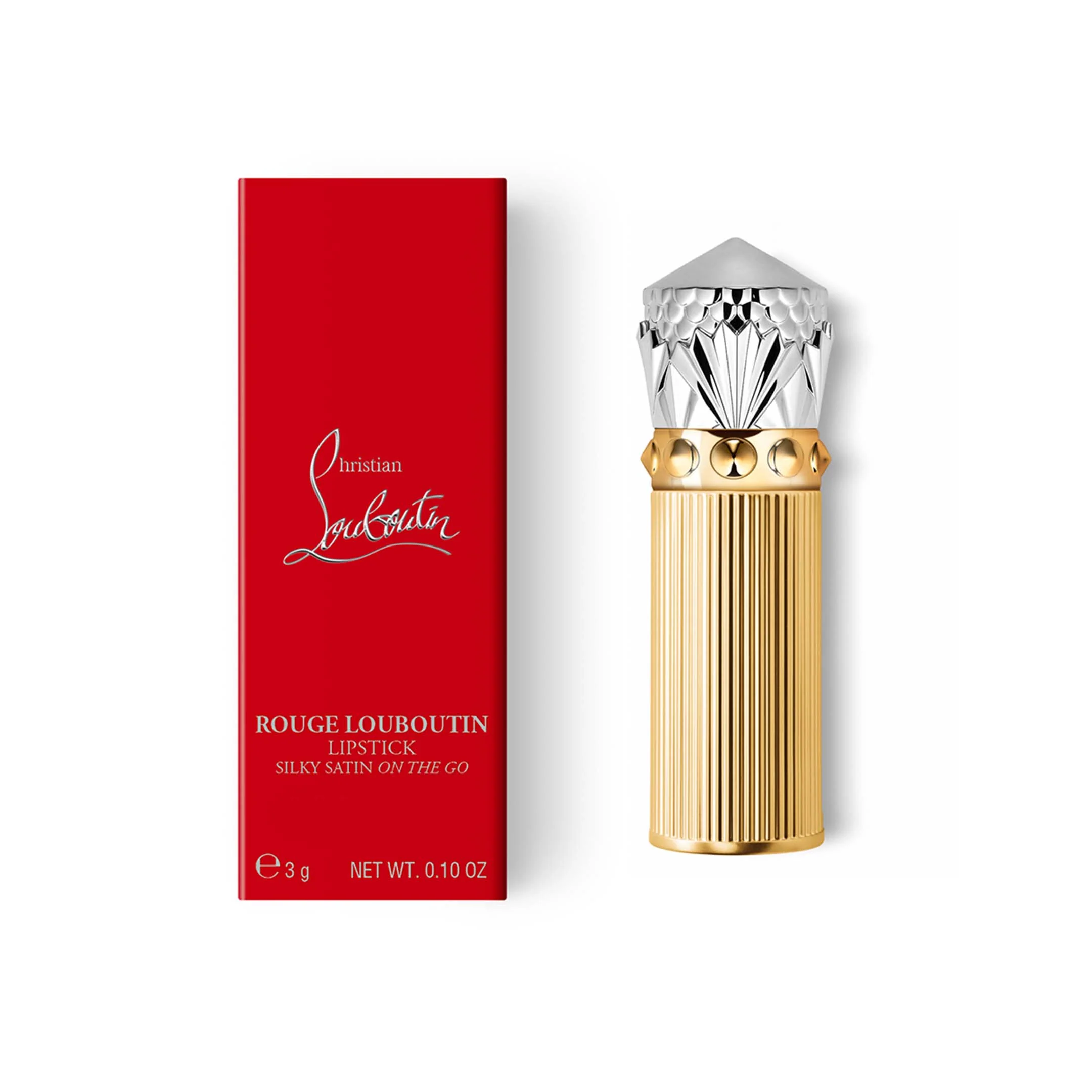 Rouge Louboutin Silky Satin On The Go Lipstick - Image 7
