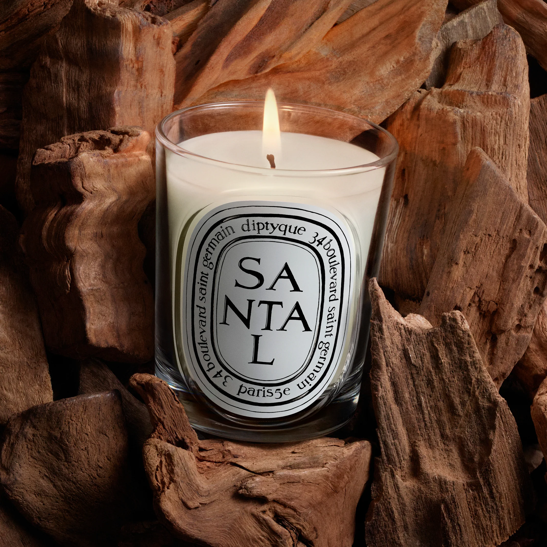 Santal (Sandalwood) Classic Candle - Image 2