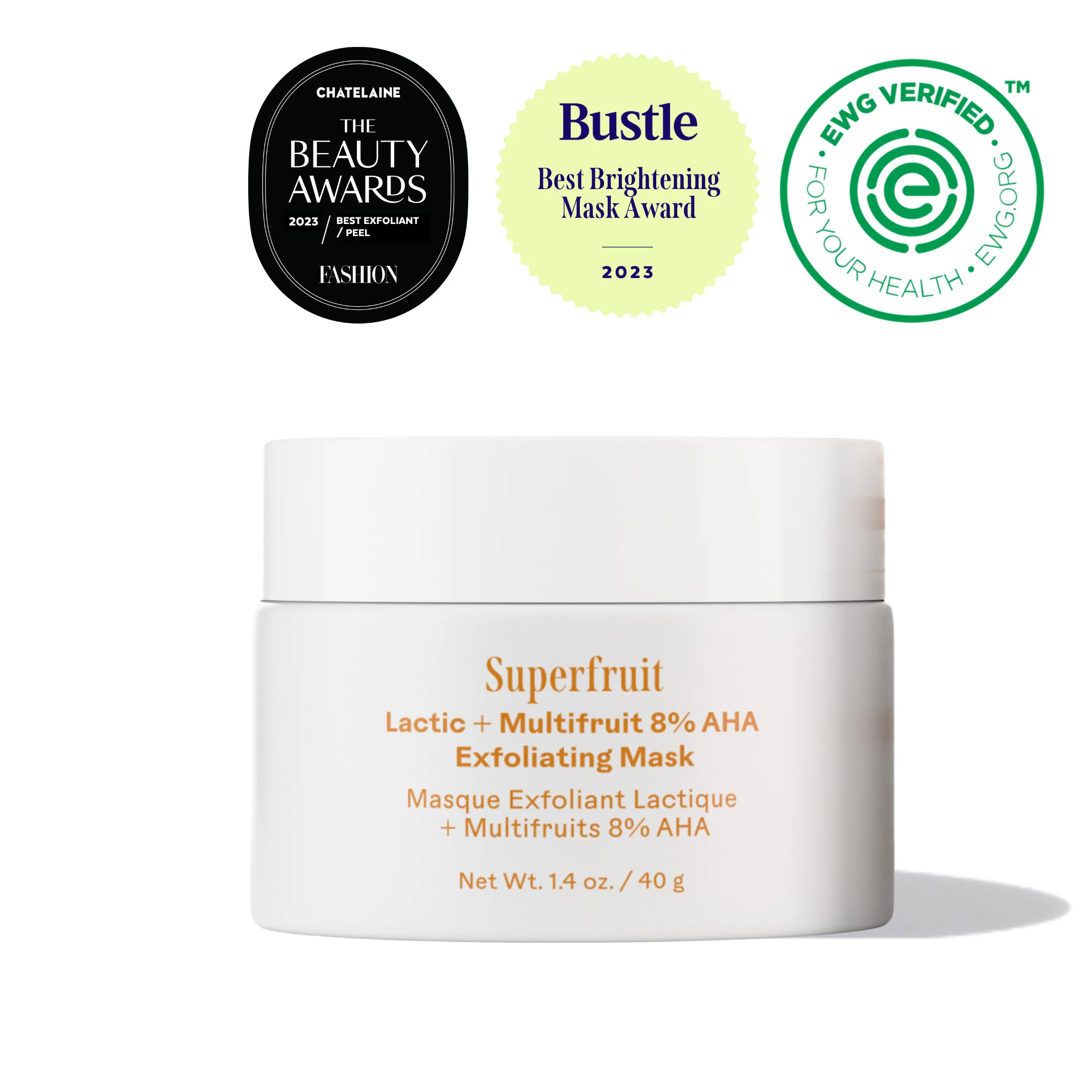 Superfruit Lactic + Multifruit 8% Aha Exfoliating Mask
