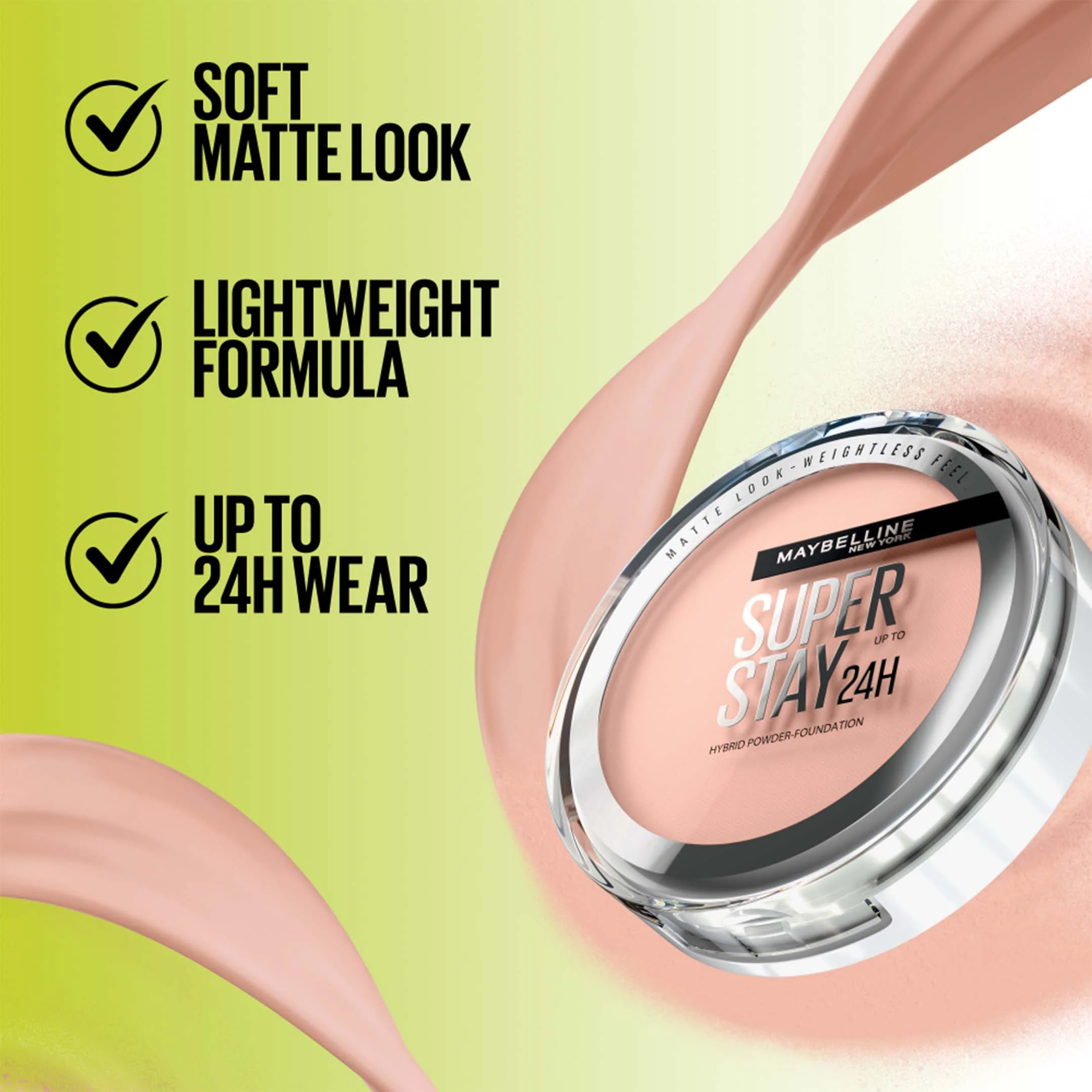 Superstay 24Hr Hybrid Powder Foundation 102 - Image 15