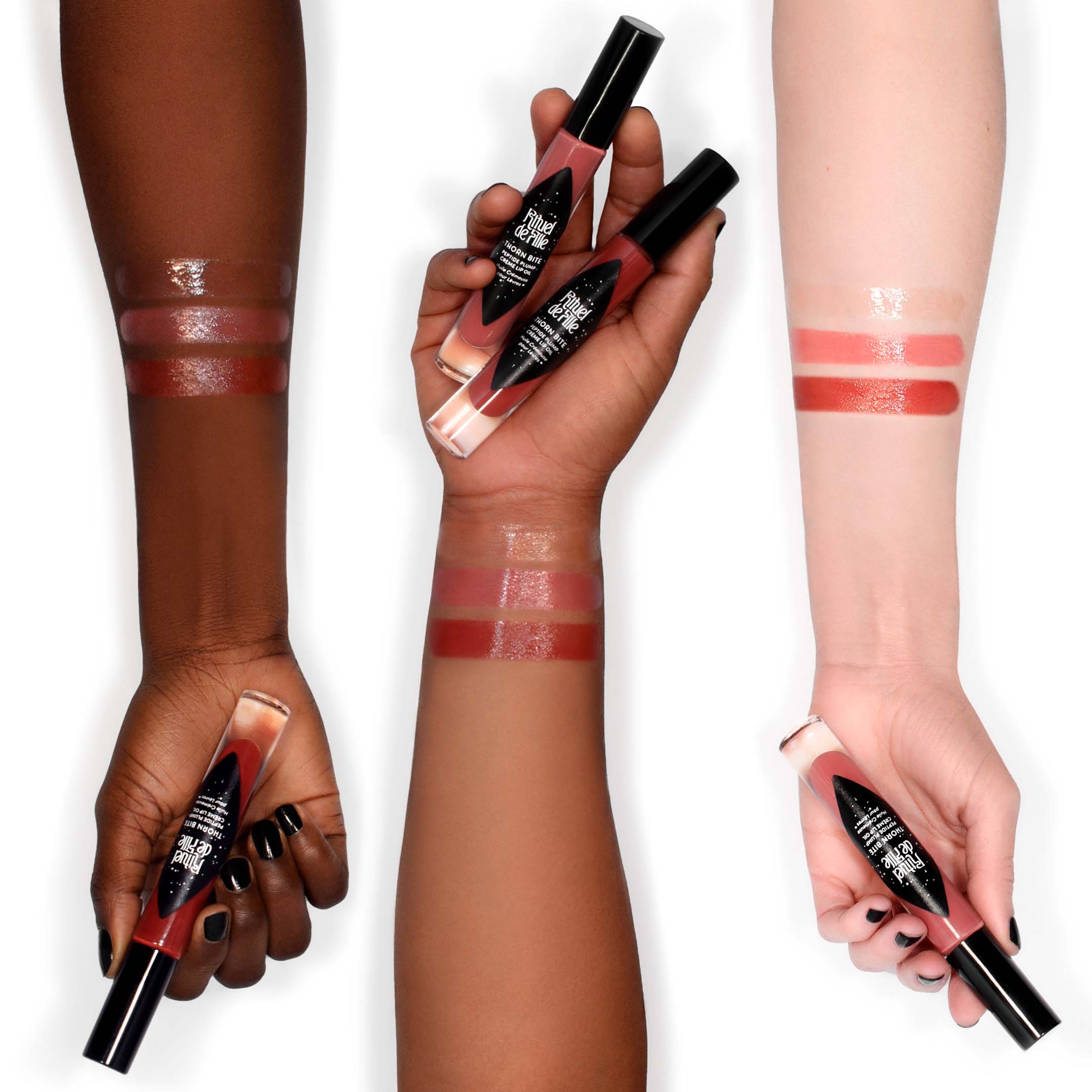 Thorn Bite Peptide Plump Crðme Lip Oil: Rose Bite - Image 8